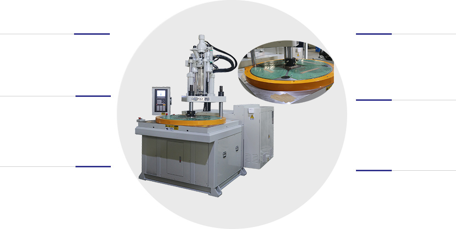 轉盤式立式注塑機