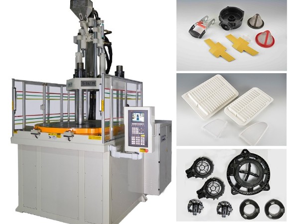 臺富機械立式轉盤注塑機如何模具調整驅動馬達